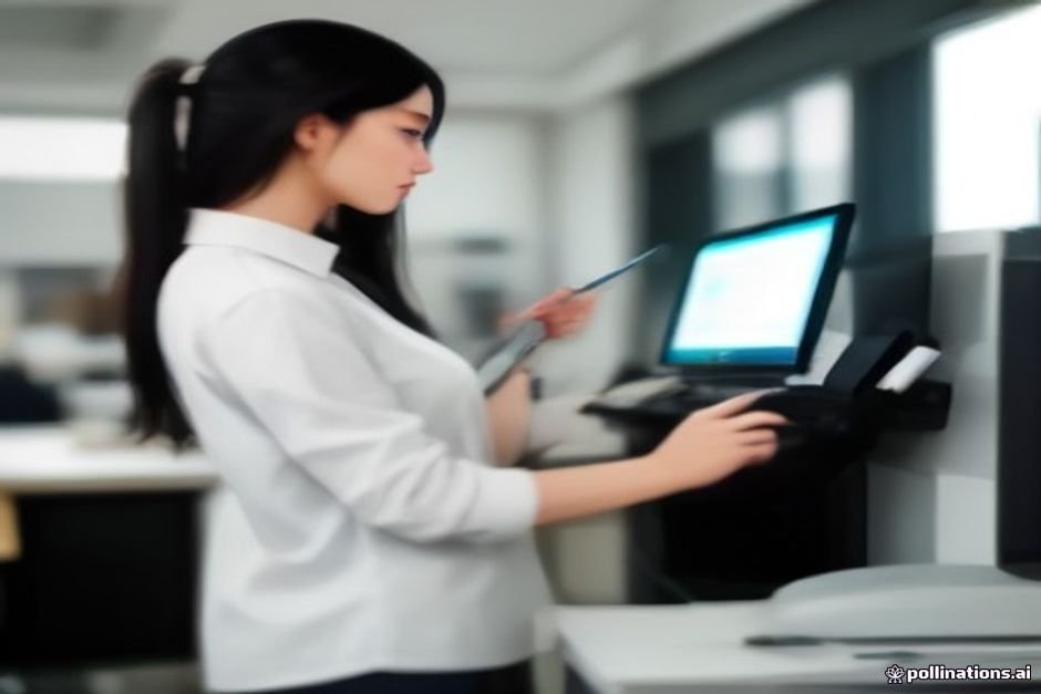 Modern ofiste akıllı telefonla adres tespit ettirme işlemi