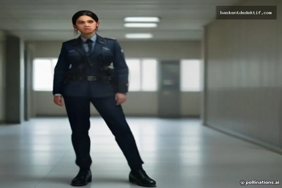 Afyonkarahisar Dedektif: Şehrin Sırlarınızı Güvenli ve Etik Yöntemlerle Keşfedin! 3 Afyonkarahisar polis dedektifi uniformlu modern polis merkezi lobisinde duran profesyonel görüntü