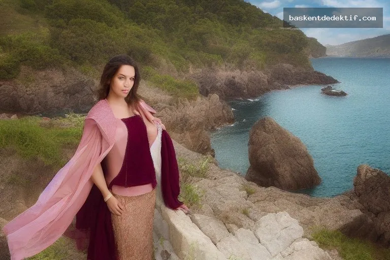 Dedektif Amasra Amasra sahilindeki deniz kenarında gündönümü saatinde duran dedektif