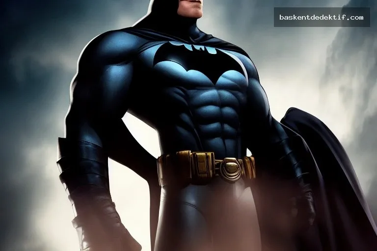 Batman Dedektif: Eş Araştırma ile Şehrin Sırlarını Keşfetme 2 Batman dedektifinin gizemli Gotham şehri arka planında gizemli görüntüsü