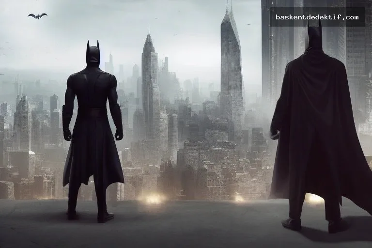 Batman Eş Takibi: Güvenli ve Etik Yöntemlerle İçinizdeki Sırları Keşfedin 4 Batman dedektifinin detaylı görüntüsüyle Gotham şehrinin karanlık köşelerinde duran detektif maskeli avcı