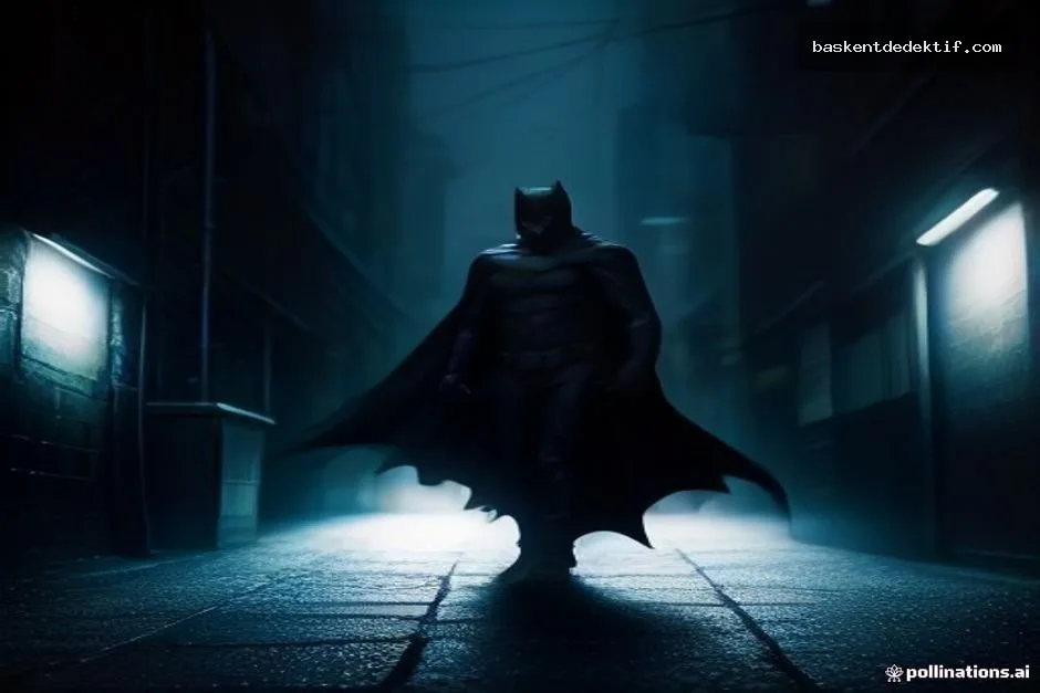 Batman Özel Dedektif: Gizemli Durumları Çözmek İçin Batman’ın Yöntemlerini Keşfedin 3 Batman'ın şehri çöpe atan karanlık sokakta gezen siyah kaftan ve maskeyle