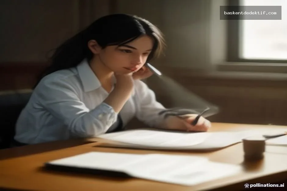 Modern ofisinde belgeleri inceleyen profesyonel Çankırı özel dedektif