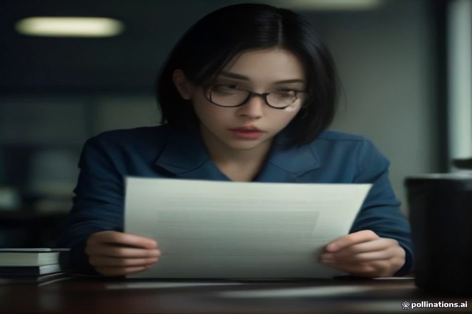 Loş ofiste dosya inceleyen Çorum Dedektif masası