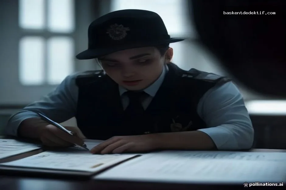 Dedektif Iğdır: Doğru Uzmanı Seçmenin Pratik Rehberi 2 Bir Iğdır merkez dedektifi, karanlık bir polis istasyonunda crime scene’i inceleyen detaylı