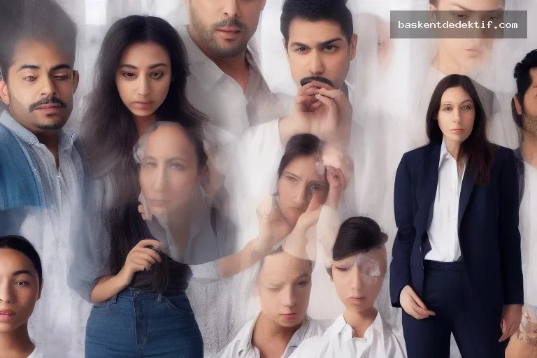 Dedektif Bağlar derin bakışlı ofiste dosyayı inceleyen profesyonel görüntü