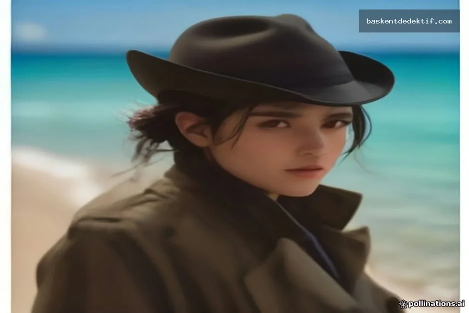 Didim Dedektif plajda ipuçlarını dikkatle inceliyor