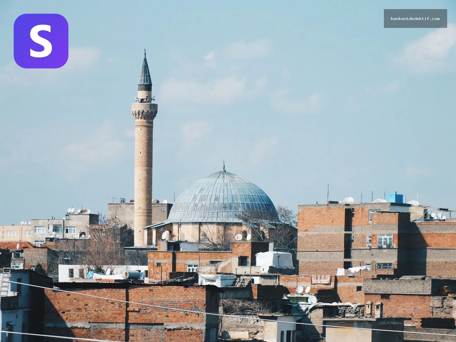 Diyarbakır Merkez Dedektif ve cami minaresi manzarası