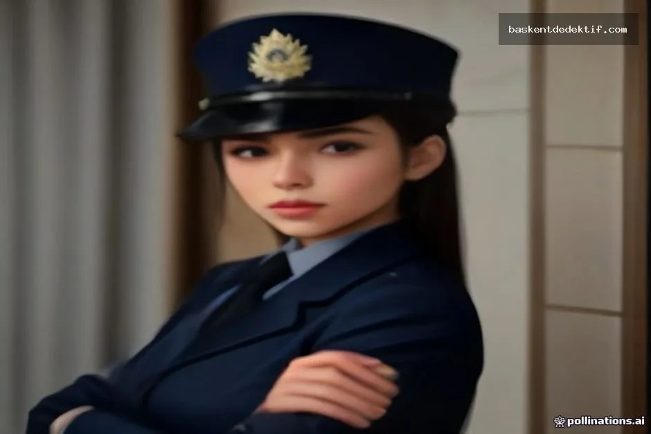 Edirne’de Gizemli Sırları Keşfedin: Özel Dedektif Hizmetleriyle Şehrin Gerçeklerini Aydınlatın 2 Edirne merkez dedektif uniformu modern polis stasyon lobisinde duran profesyonel polis memuru