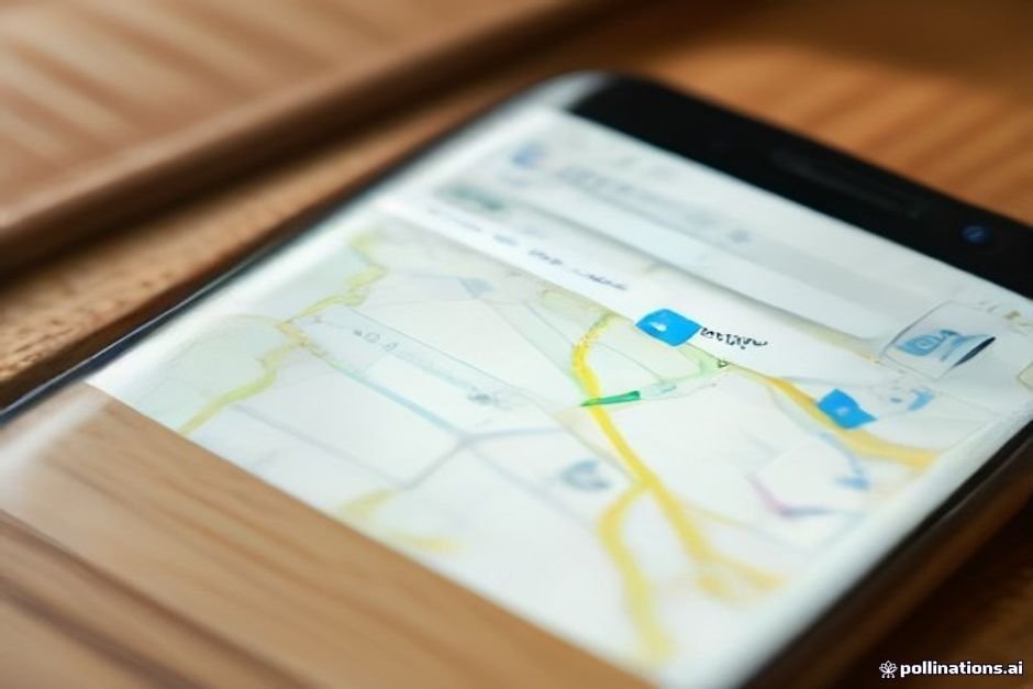 Eş Araştırma Süreçlerinde Hukuki Sınırlar ve Kritik Riskler 2 Ahşap masa üzerinde canlı konum gösteren eş takip ekranlı akıllı telefon