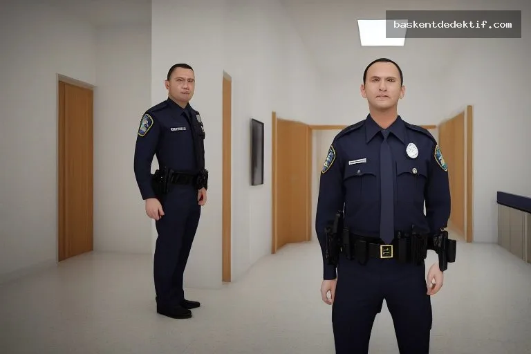 Gaziantep’te Güvenli ve Etik Yöntemlerle Sırlarınızı Keşfedin: Özel Dedektif Hizmetleriyle Şehrin Gerçeklerini Aydınlatın 4 Gaziantep merkez dedektif uniformlu polis memuru modern polistenin arka planında