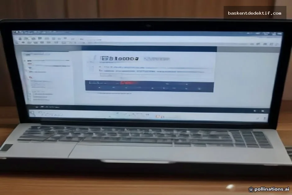 İstanbul Otel Kaydı Bulan Dedektif: Konaklama Araştırmalarının Şifrelerini Çözün 4 HTS kaydı görünen e-devlet portalı laptop ekranı