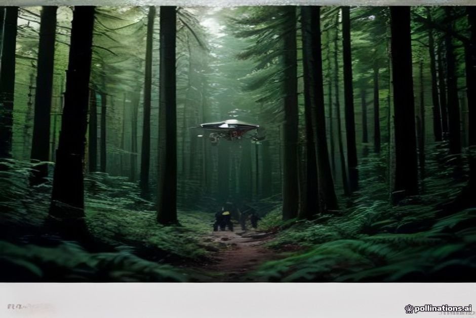 Ormanda drone ile kayıp şahıs tespiti yapan arama timi