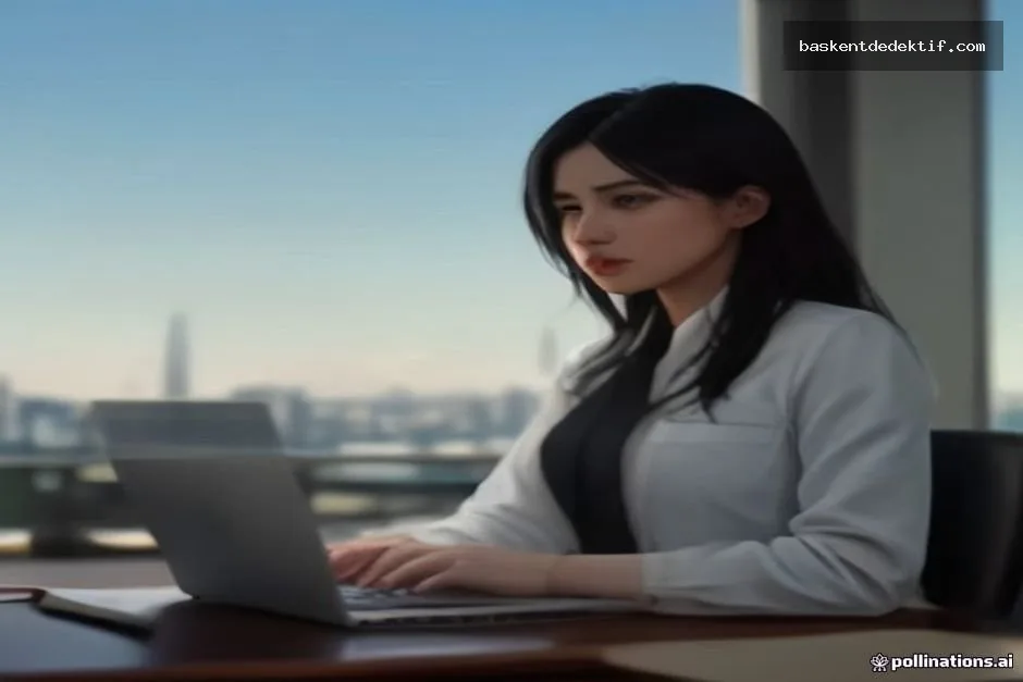 Kırıkkale Özel Dedektif modern ofiste ciddi ifadeyle çalışıyor