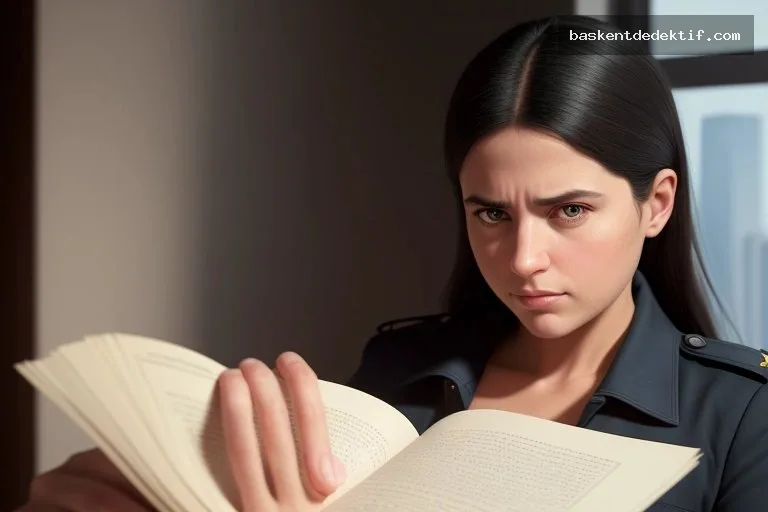 Kırıkkale Üniversite Dedektif: Öğrenci ve Akademik Çözümler 2 Kırıkkale üniversite dedektifi bir krime sahnesinde kanlı belgeyi inceleyen profesyonel görüntü