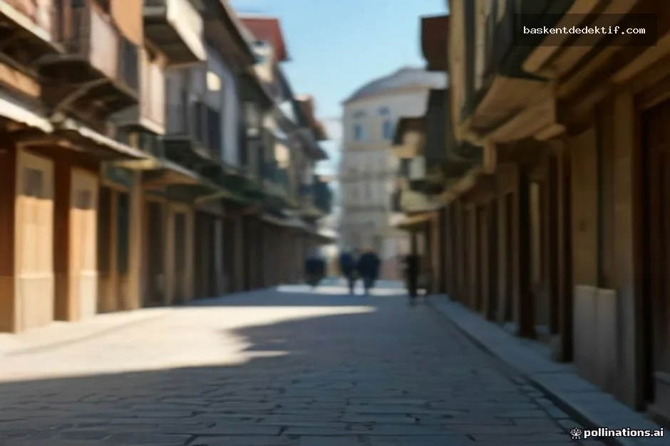 Konya Selçuklu Dedektif tarihi sokakta kanıt inceliyor