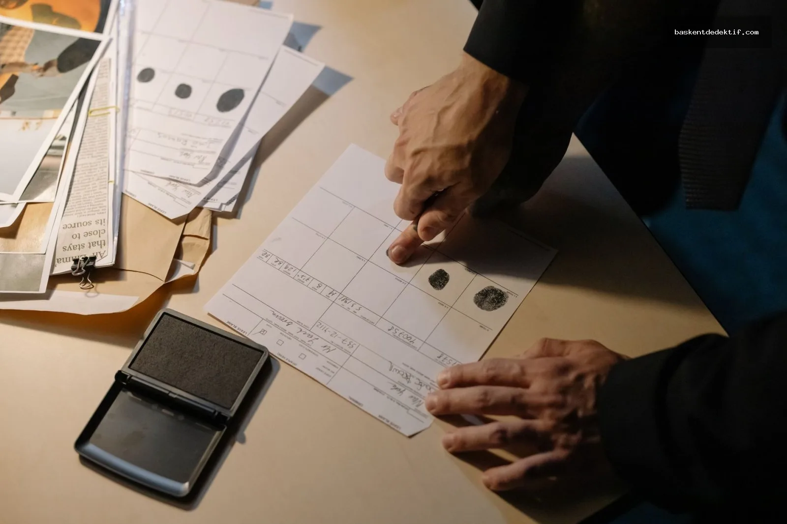Fingerprint analizi ve dedektif Mardin’in suç soruşturması için profesyonel inceleme dokümanları