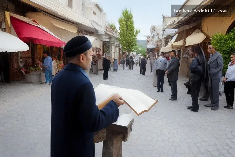 Merkezefendi Dedektif: Denizli’de Gizemleri Profesyonel Yöntemlerle Aydınlatın 2 Denizli Merkezefendi dedektifi geleneksel kıyafetle tarihi merkezde kanlı belgeleri inceleyen araştırma