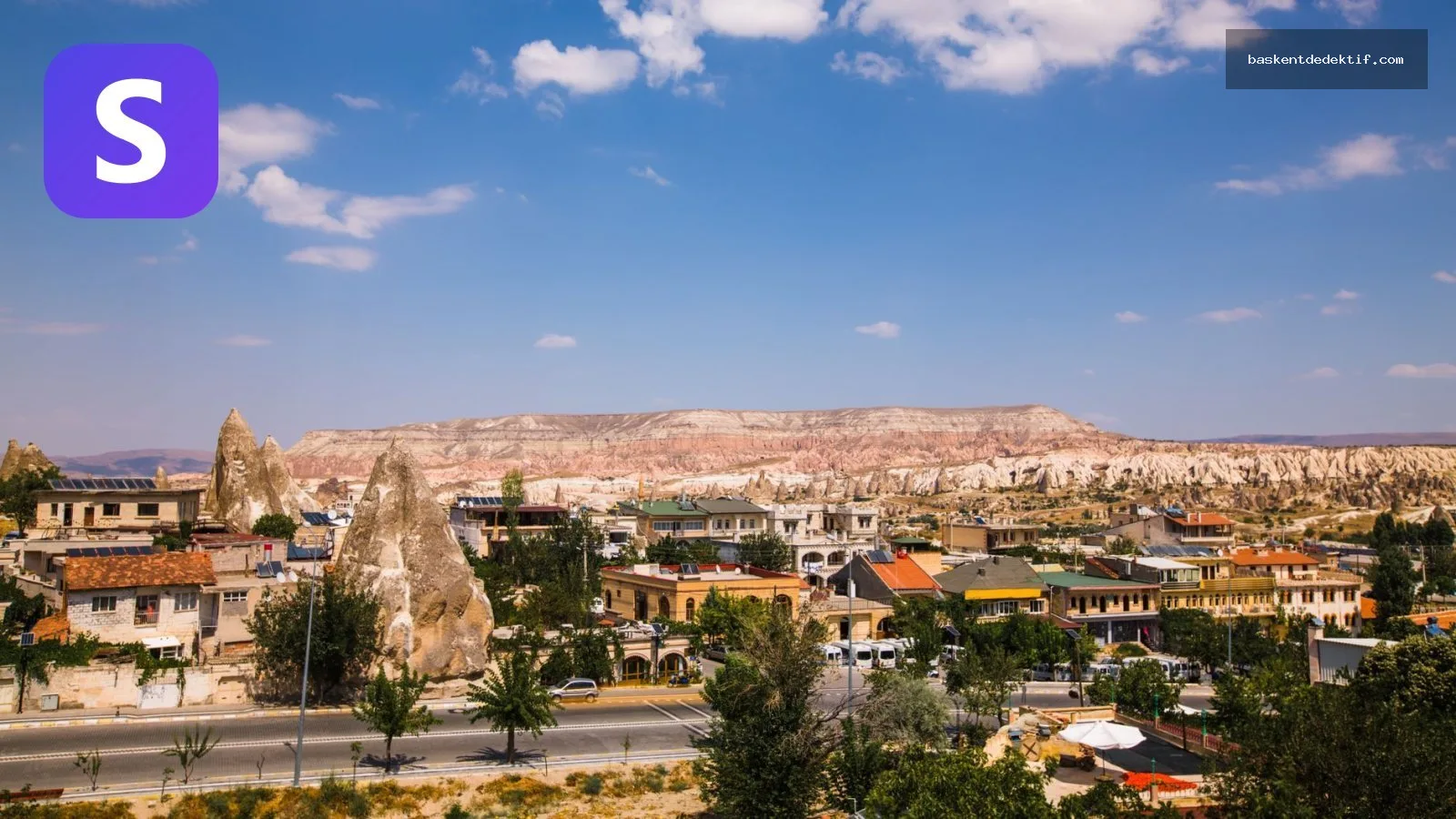 Göreme manzarası ve Nevşehir Merkez Dedektif