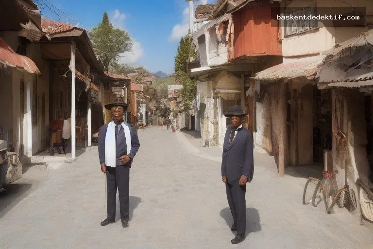 Odunpazarı Merkez Dedektif’in klasik detektif masası ve tarihi mimari arka planında modern
