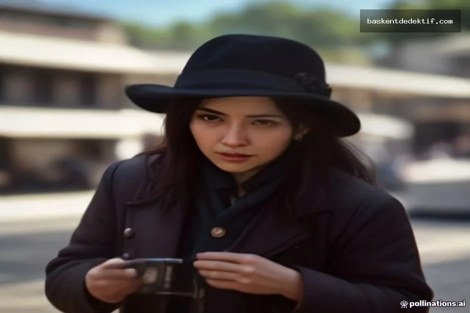 Samandağ Merkez Dedektif: Şehrin Gizemlerini Profesyonel Bir Şekilde Keşfedin! 2 Samandağ'da çalışan bir dedektif, şüpheli paketi inceleyen derin ifadeli yüzü
