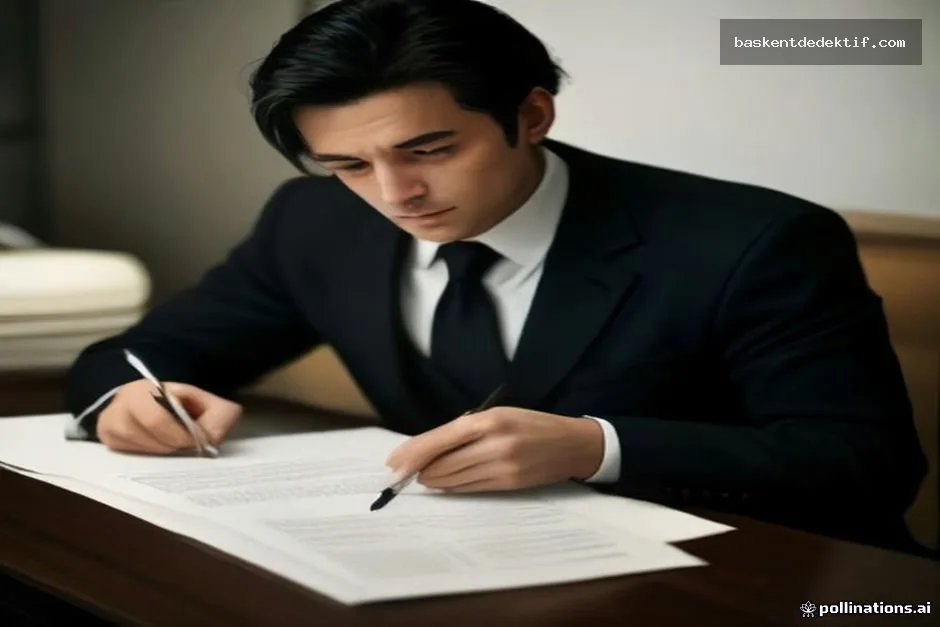 Soma Özel Dedektif Seçerken Yerel Koşulları Nasıl Değerlendirmeli? 2 Soma Manisa Dedektif, belgeleri inceleyen adam masada