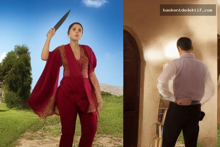 Sungurlu dedektif bir köyde kanlı bir silahın incelenmesi