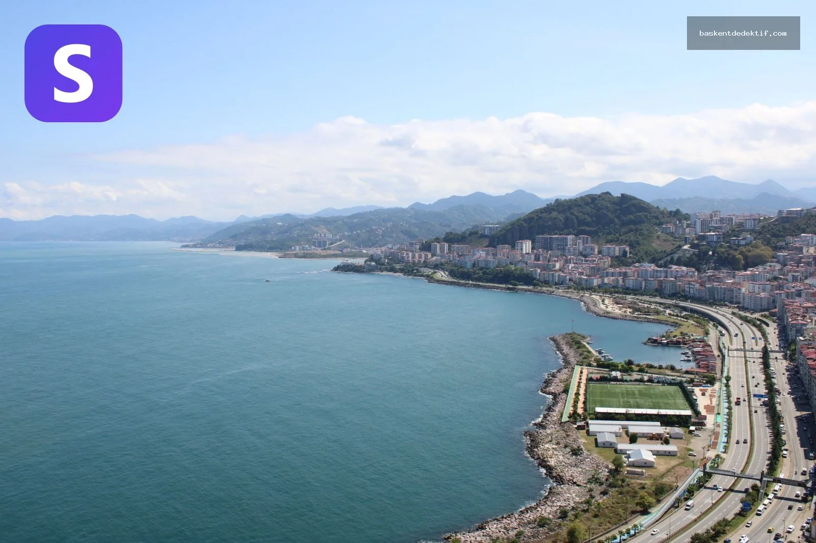 Trabzon Merkez Dedektif, sahil şehrinin havadan görüntüsü